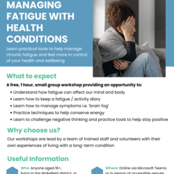 Supporting image for Managing Fatigue with Health Conditions