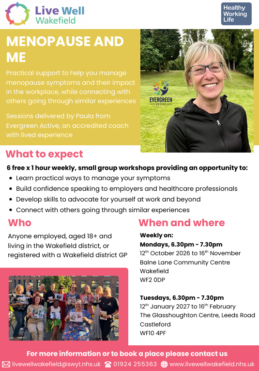 Supporting image for Menopause and Me